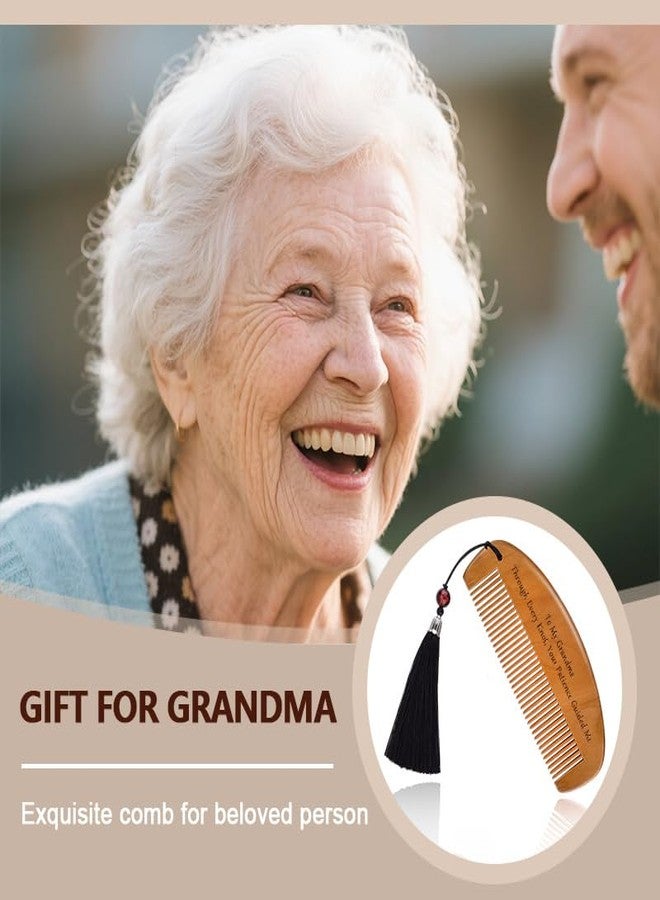 Kefley Grandma Gifts for Women Engraved Hair Comb for Grandmother Nanny Appreciation Gifts from Granddaughter Grandson Gigi Nana Granny Grandma Birthday Christmas Retirement Gifts from Grandchildren - Image 2